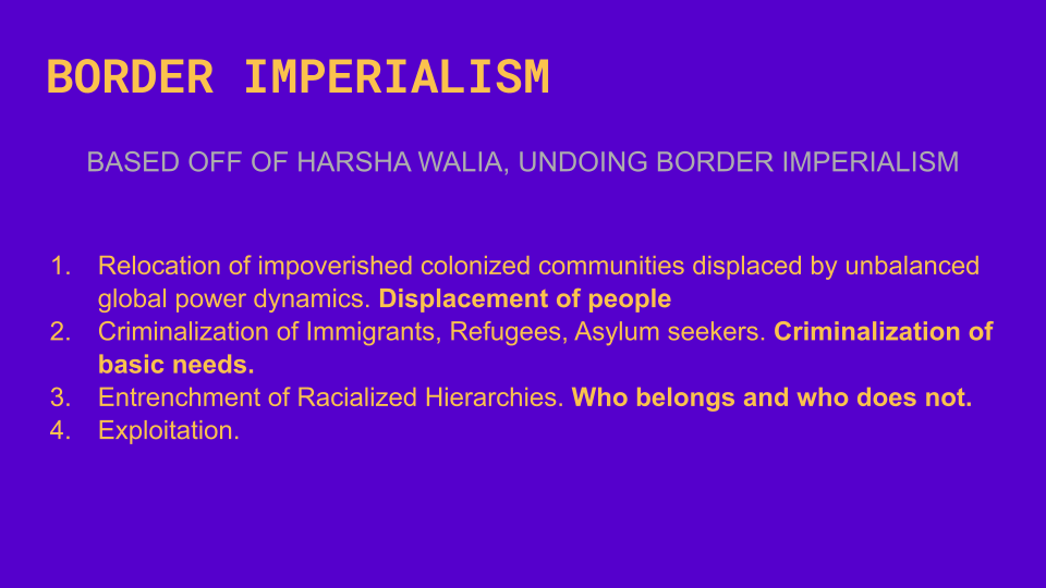 Border Imperialism presentation slide